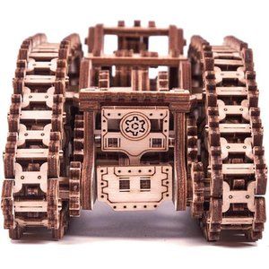 Wood Trick Steam Tank 3D Wooden Puzzles for Adults and Kids, Rides up to 8 ft